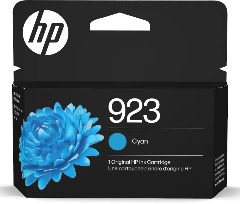 HP 923 Standard Capacity Ink Cartridge - Cyan