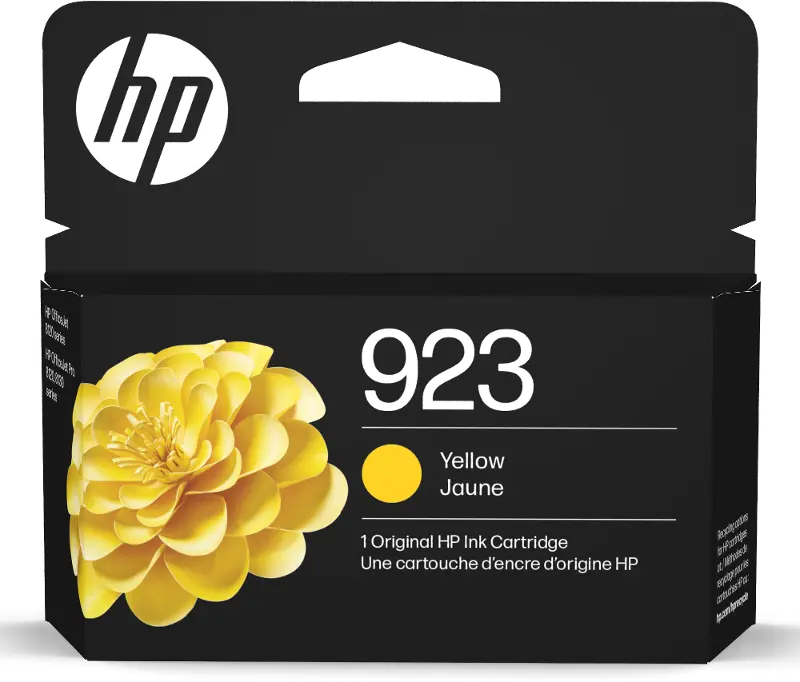HP 923 Standard Capacity Ink Cartridge - Yellow