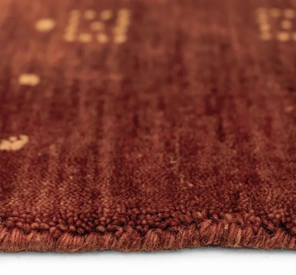 3495RS08001000800/GABBESH-8X10 Simply Gabbeh 8 x 10 Adobe Red Area Rug-5