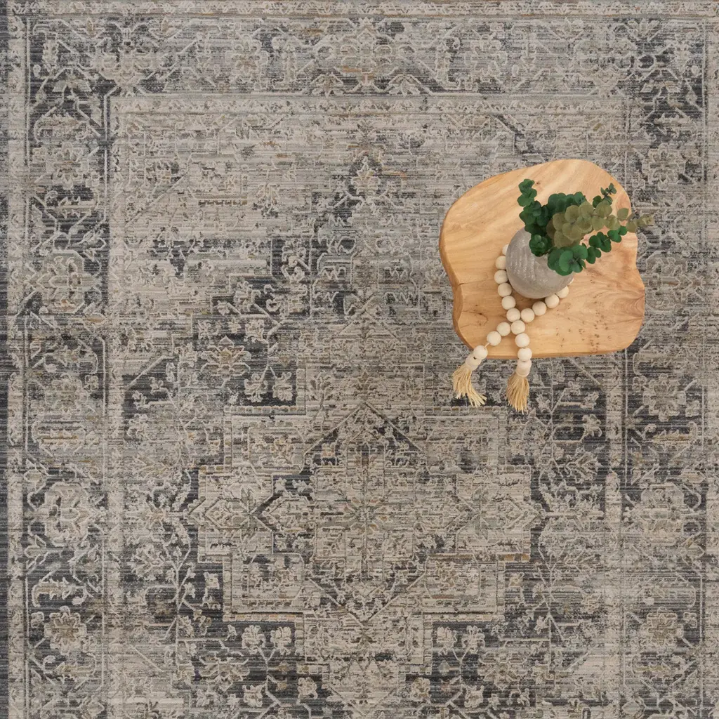 3805RS07101000400-ZENITH/8X10 Zenith-Heriz 8 x 10 Smoke Gray Area Rug-6
