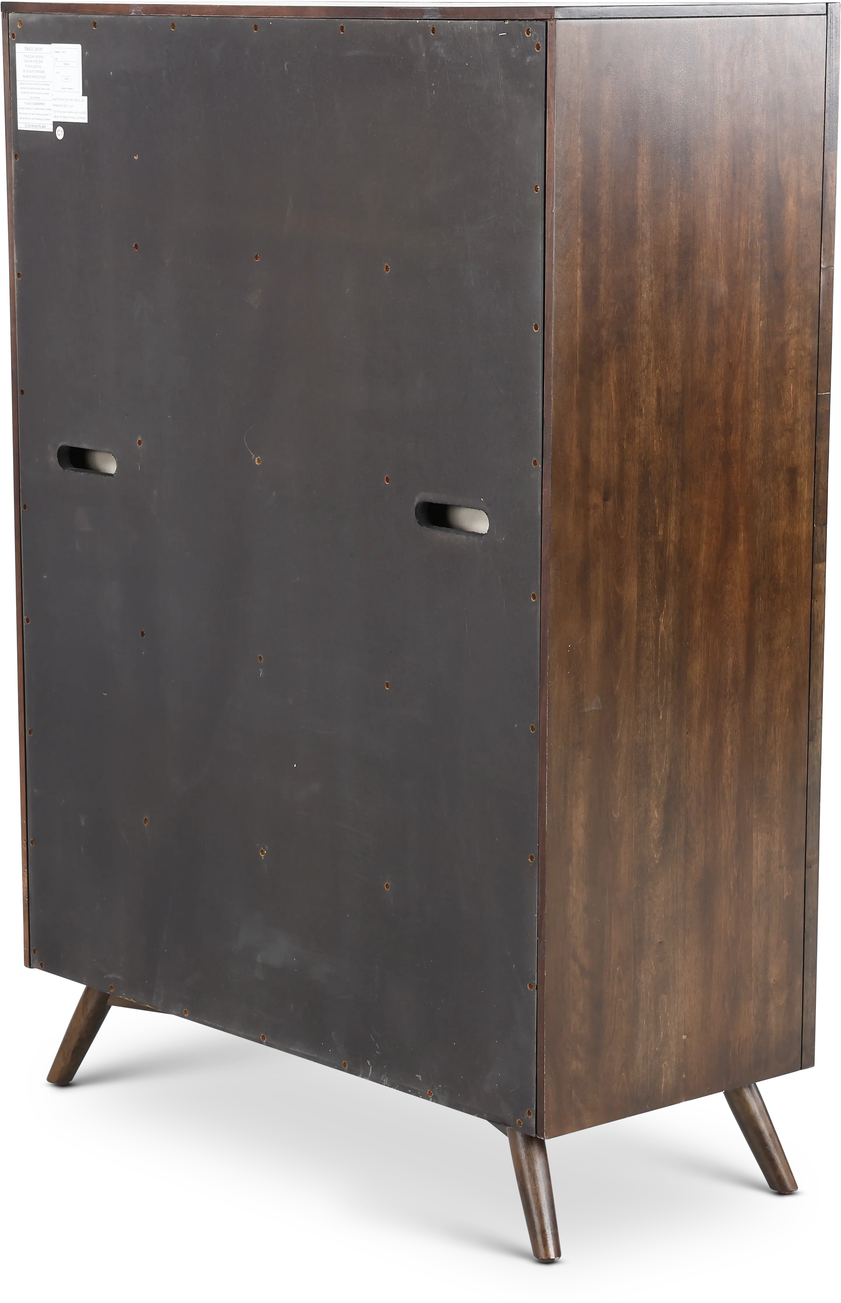 Robin Mid-Century Modern Walnut Brown Chest of Drawers-6