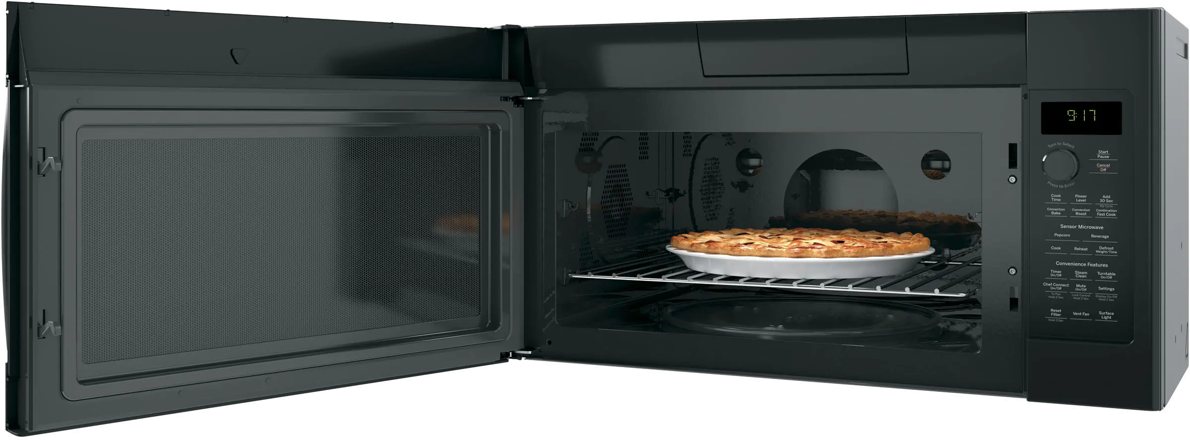 PVM9179DRBB GE Profile 1.7 Cu Ft Convection Over-the-Range Microwave - Black-3
