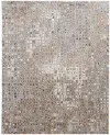 Laina 5 x 8 Mosaic Beige Gray Area Rug