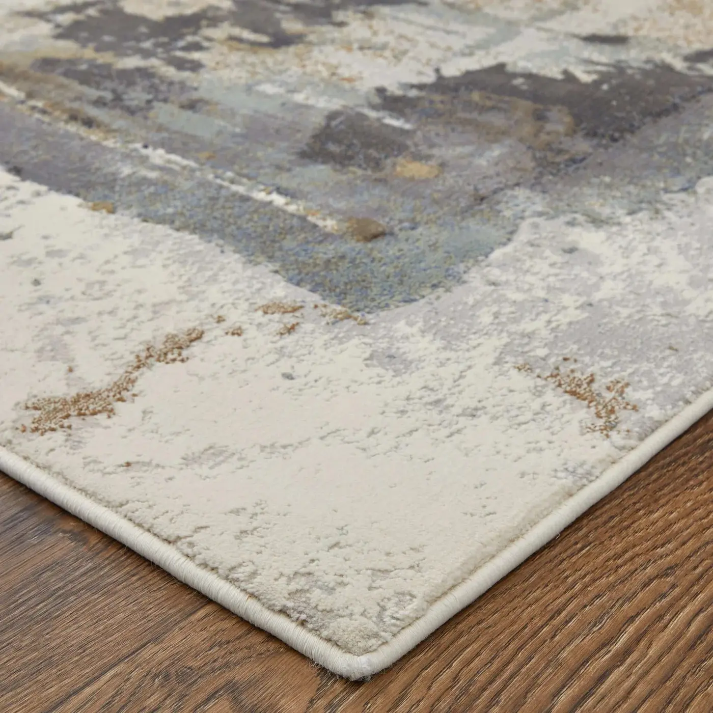 Clio 5 x 8 Gray Multicolored Area Rug-2