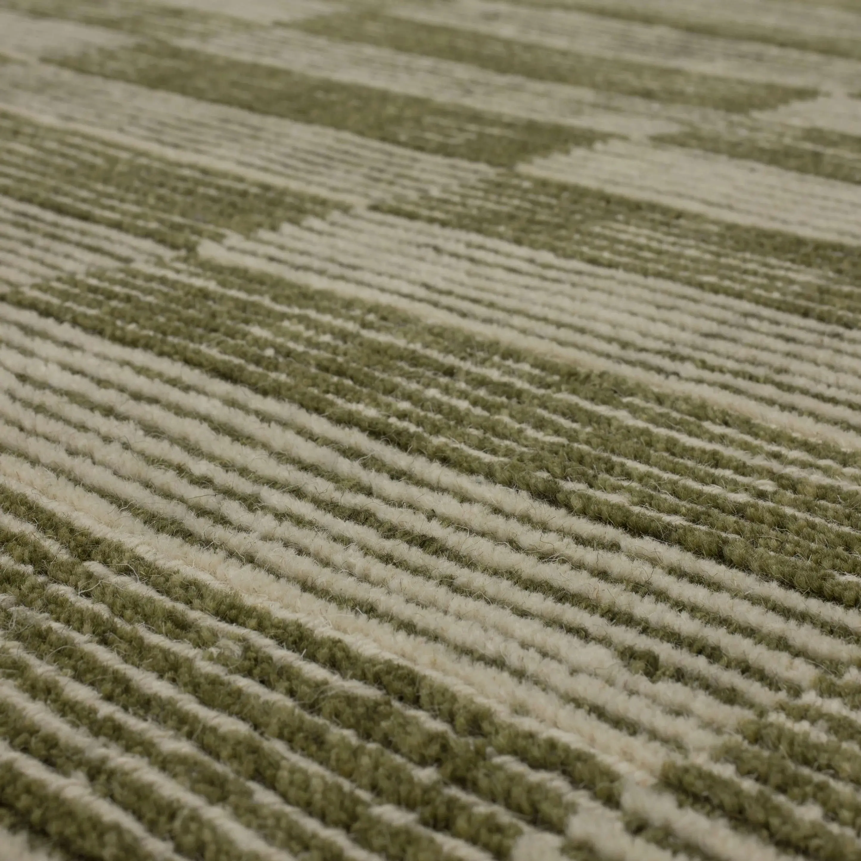 R1091-214/SAGE-GREEN/5X8 Broken Stripe 5 x 8 Sage Green Area Rug-5