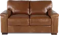 Splendor Brown Leather Loveseat