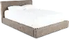 Auremo Light Brown Upholstered King Lift Storage Bed
