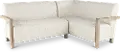 Gibson Wheat and Light Gray Upholstered Corner Seating