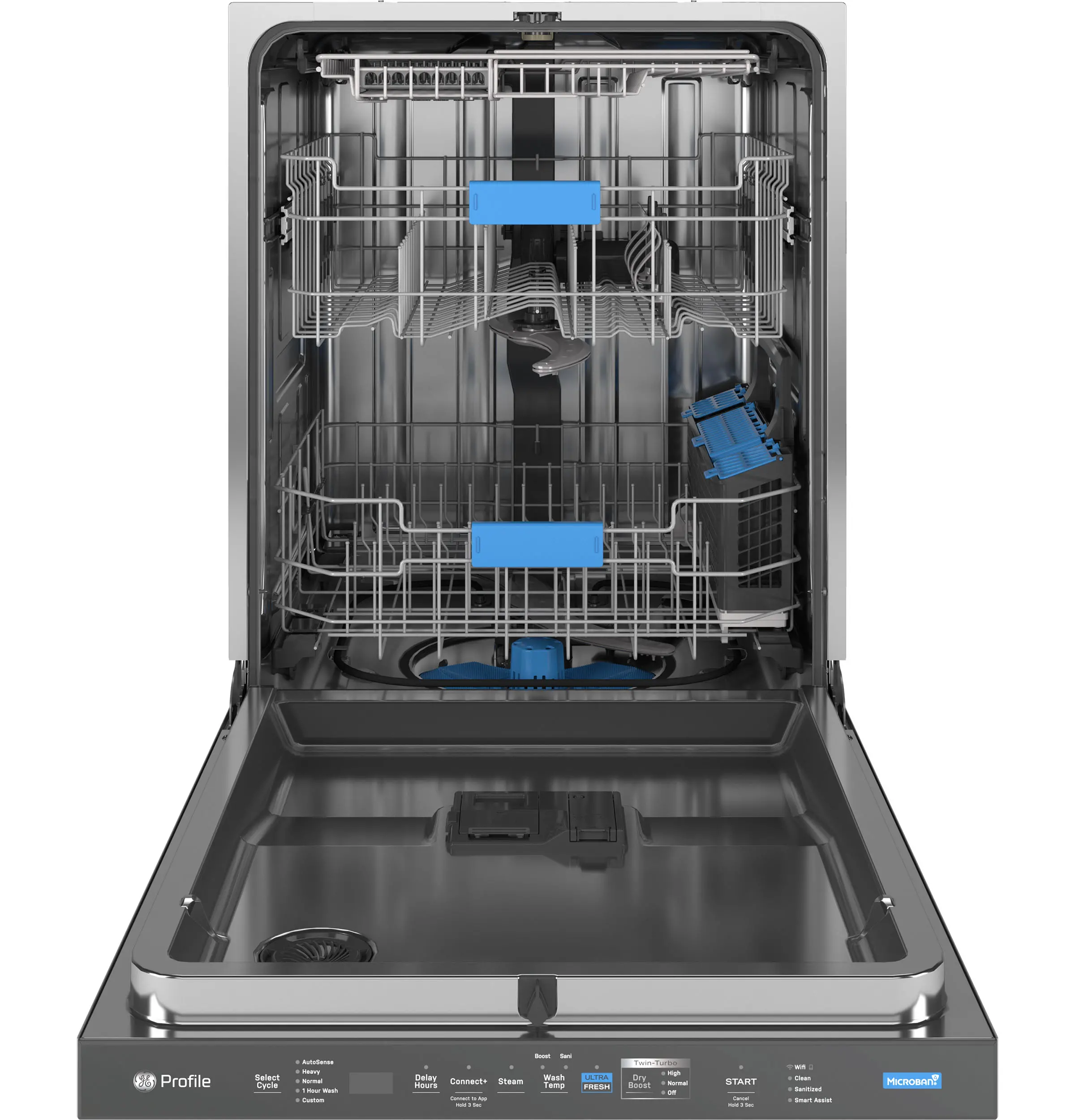 PDP755SYVFS GE Profile 700 Series Top Control Dishwasher - Stainless Steel-15