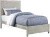 Fresno Gray Oak Twin Bed
