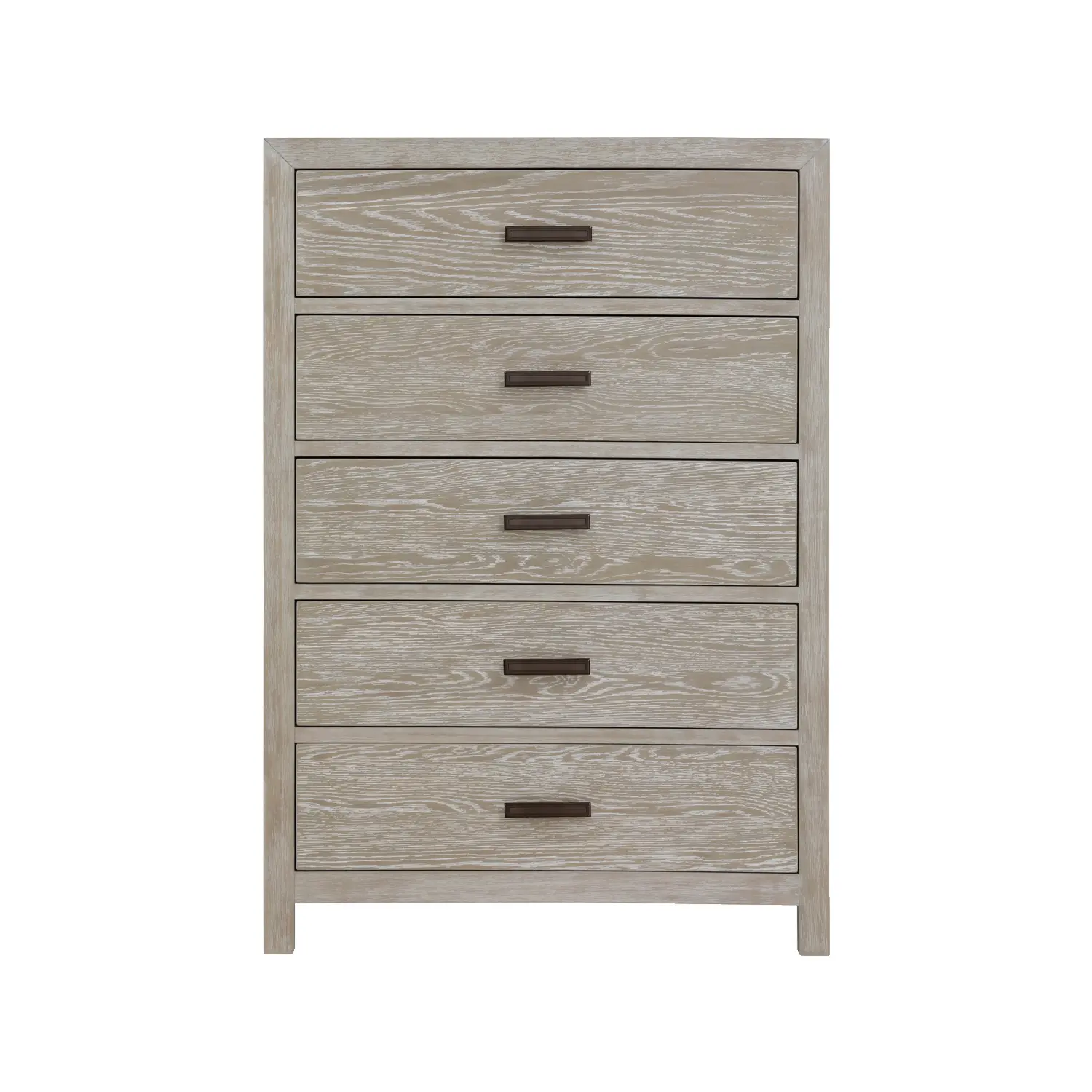 Fresno Gray Oak Chest of Drawers-1