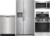 FRG-S/S-2623-GASPKG Frigidaire 4 Piece Gas Kitchen Appliance Package - Stainless Steel