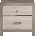 Aaray Two-Tone Natural Nightstand