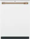 CDT888P4VW2 GE Cafe Top Control Dishwasher - Matte White