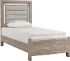 Aaray Natural Twin Bed