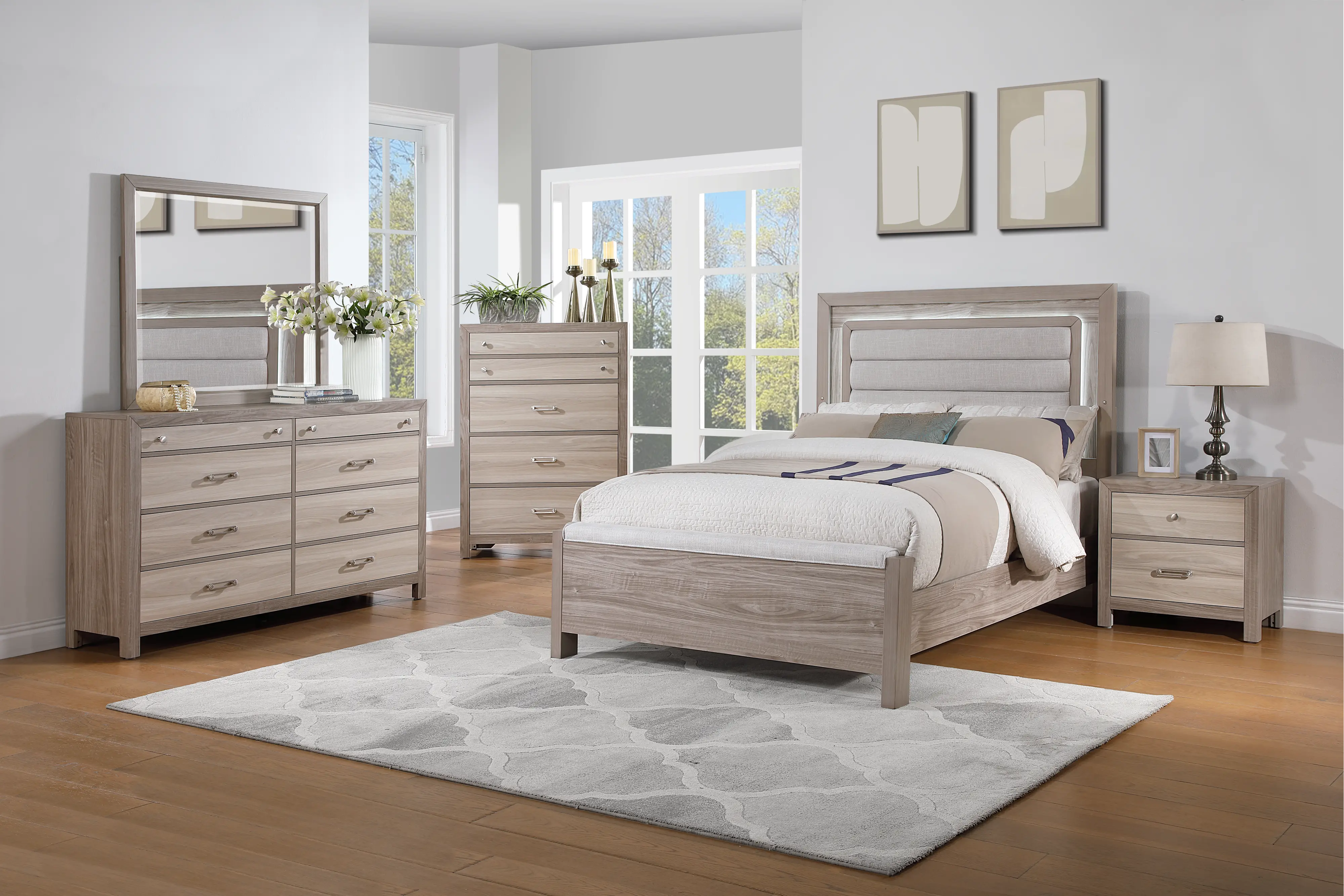Aaray Natural Full Bed-2