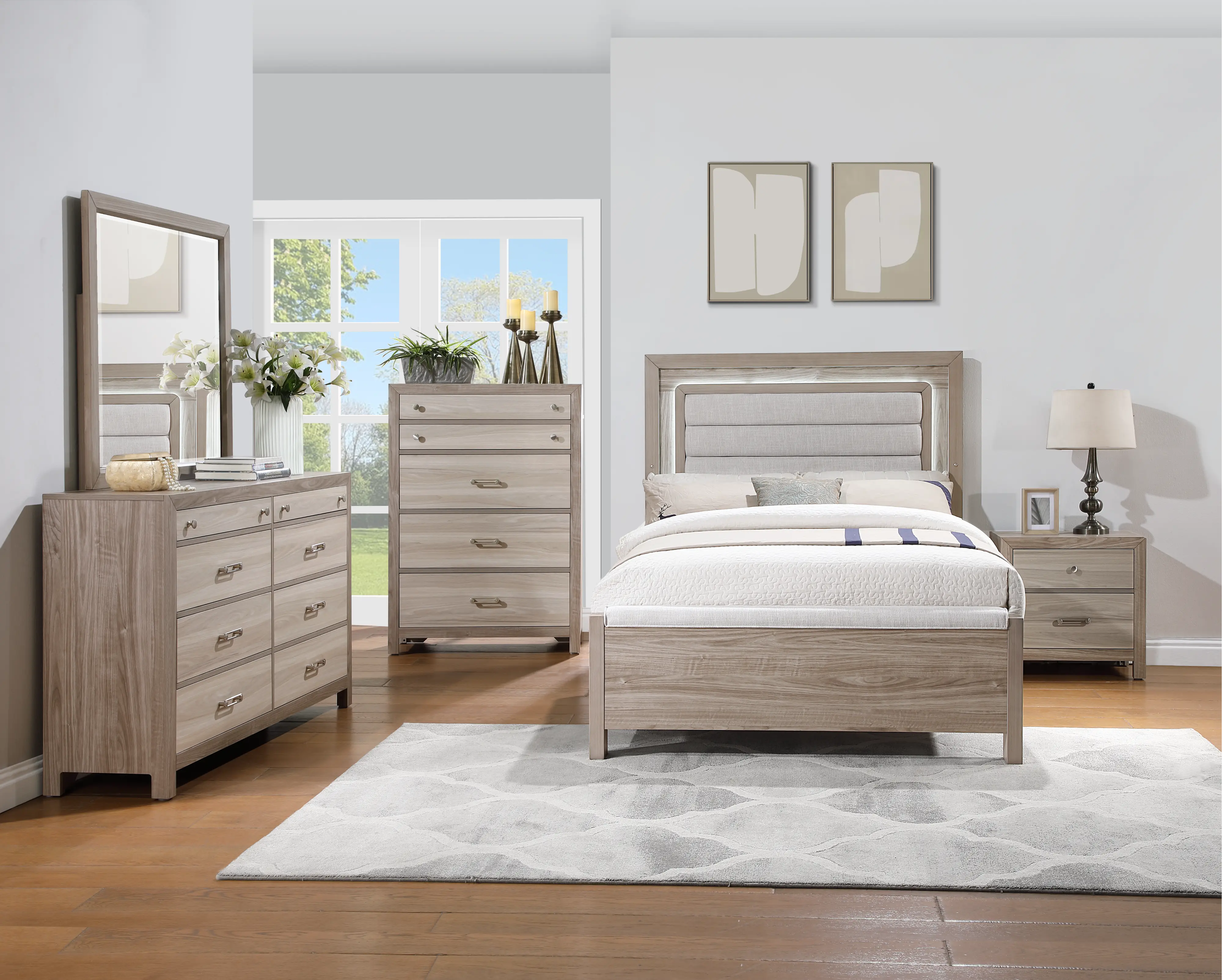 Aaray Natural Full Bed-6