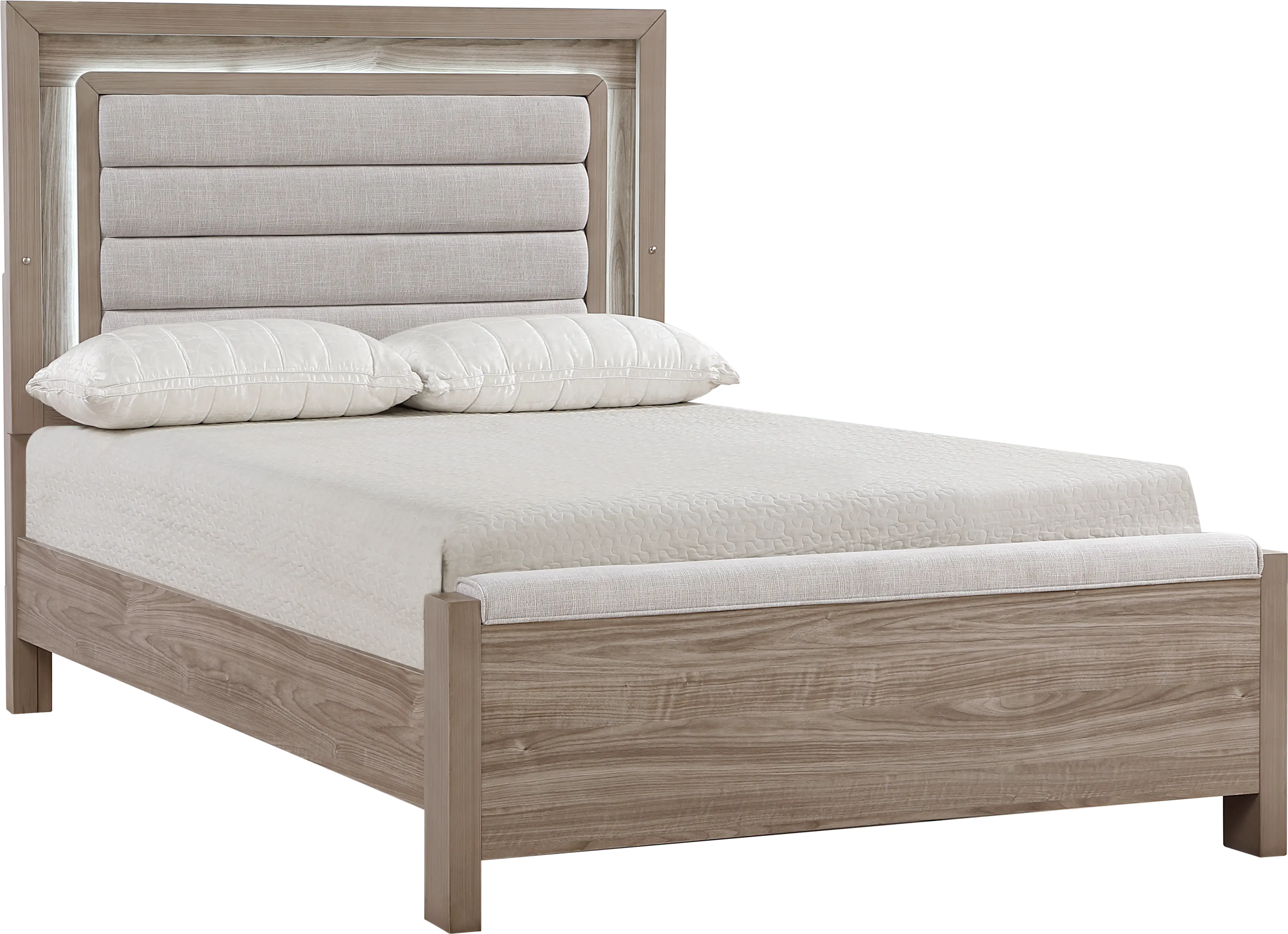 Aaray Natural Queen Bed-1