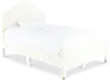 Olivia French White Twin Panel Bed