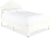 Olivia French White Full Panel Bed
