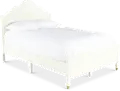 Olivia French White Full Panel Bed