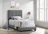 Addyson Gray Upholstered Twin Bed