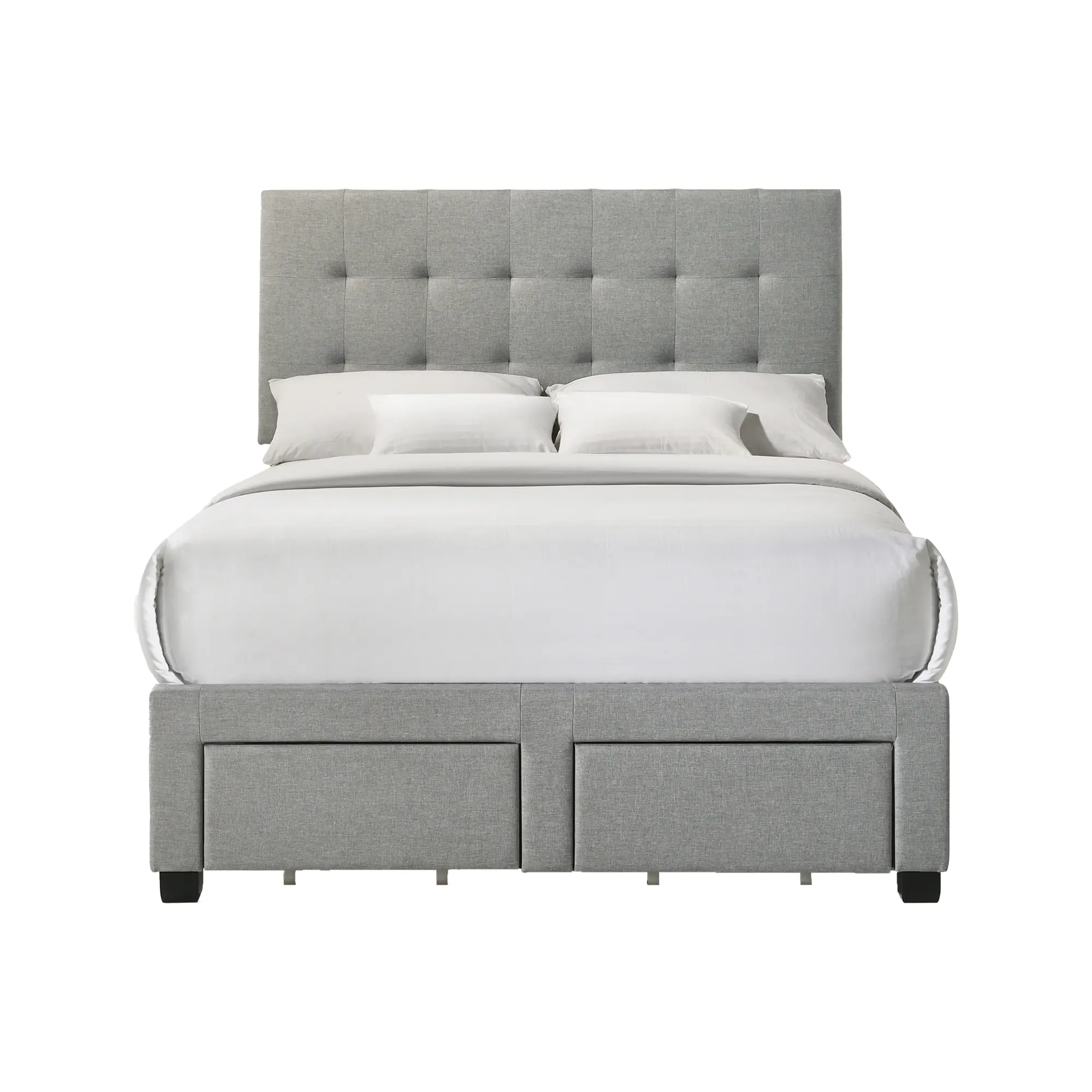 Kaycee Gray Full Upholstered Storage Bed-3