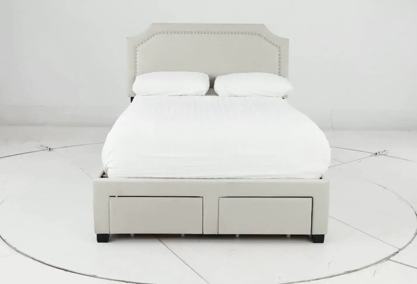 Tropic Beige Full Upholstered Storage Bed-11