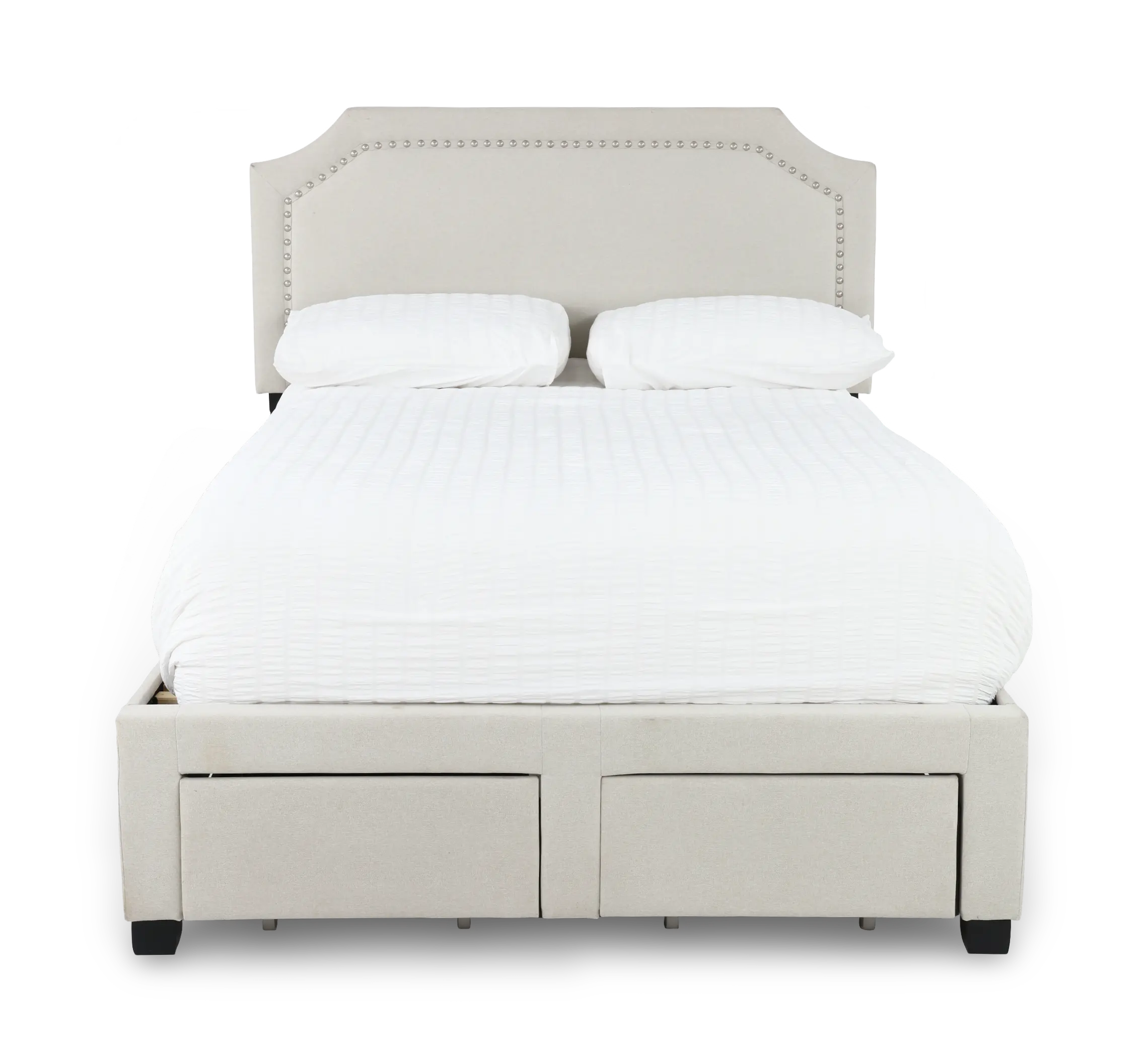 Tropic Beige Full Upholstered Storage Bed-4