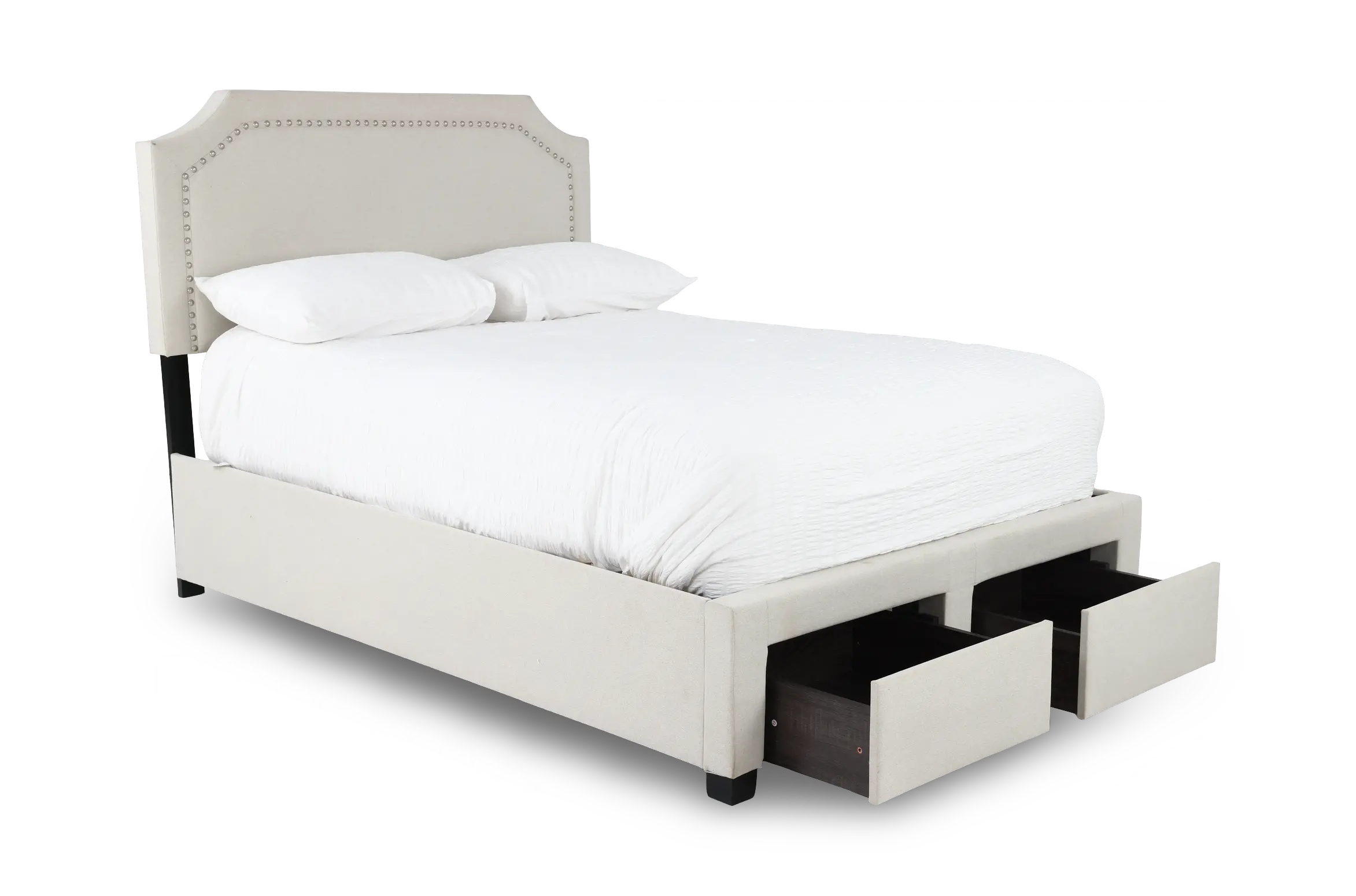 Tropic Beige Full Upholstered Storage Bed-7
