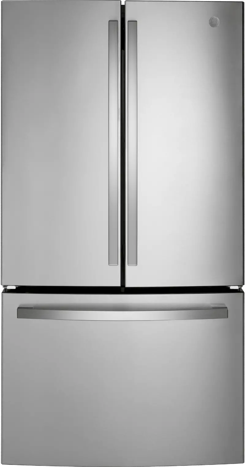 GE 21.9 Cu Ft French Door Refrigerator - Counter Depth Stainless Steel