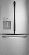 GYE21JYMFS GE 20.6 Cu Ft French Door Refrigerator - Counter Depth Stainless Steel