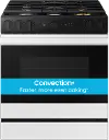 NSG6DB850012 Samsung Bespoke 5-Burner Smart Slide-In Gas Range with Air Sous Vide & Air Fry - White Glass