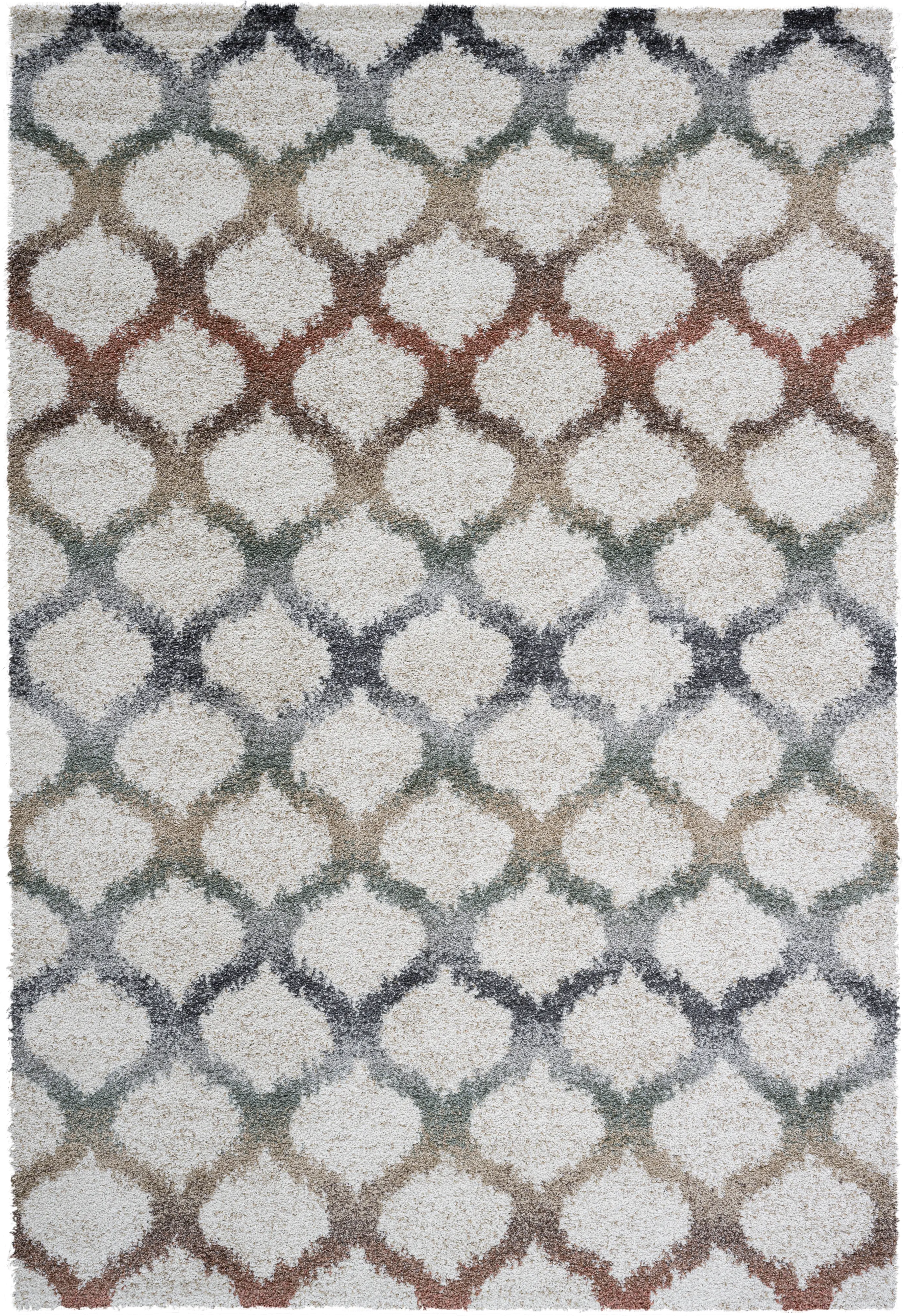 Granada 8 x 10 Spectrum Trellis Multicolor Area Rug-1