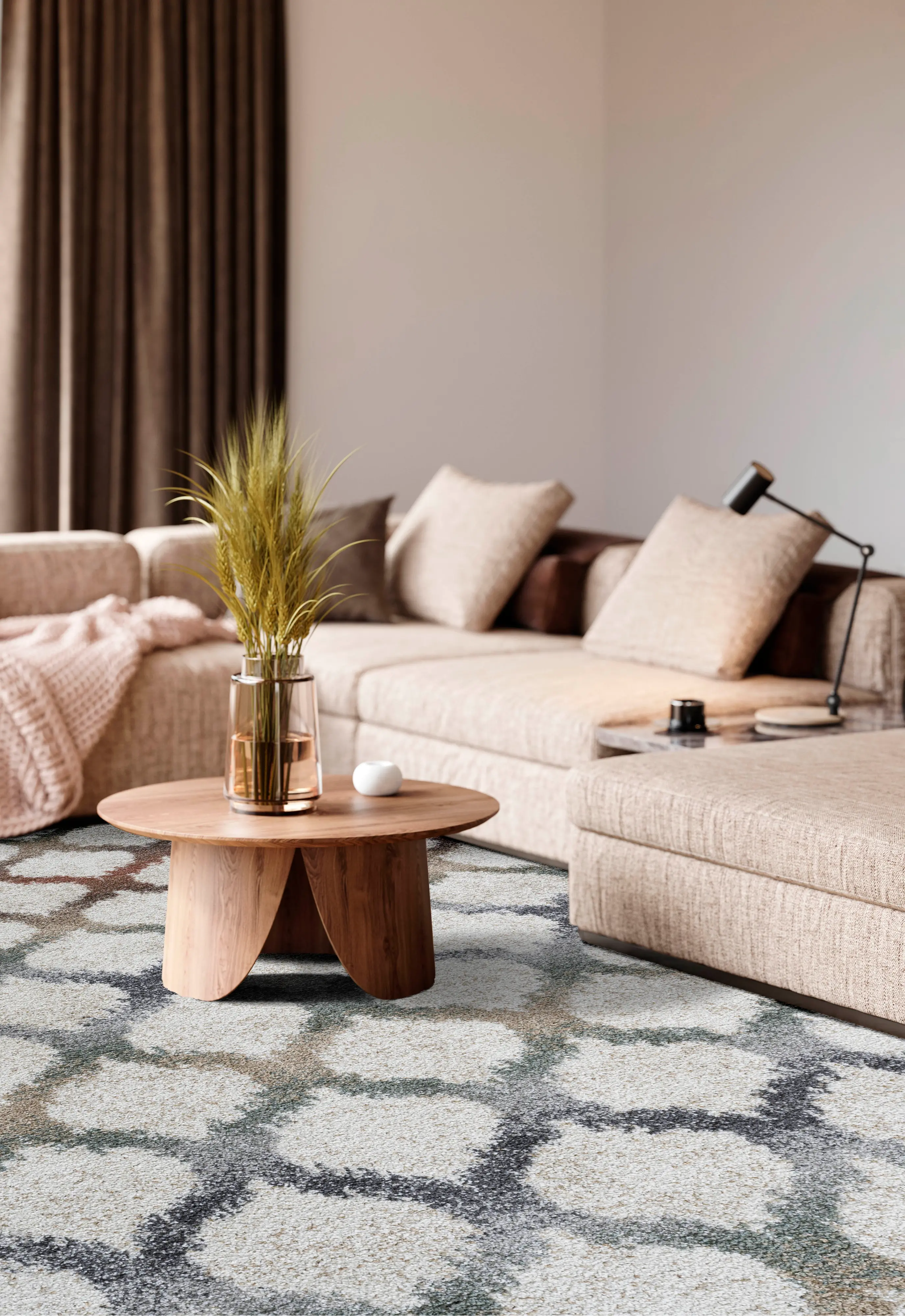 Granada 8 x 10 Spectrum Trellis Multicolor Area Rug-8