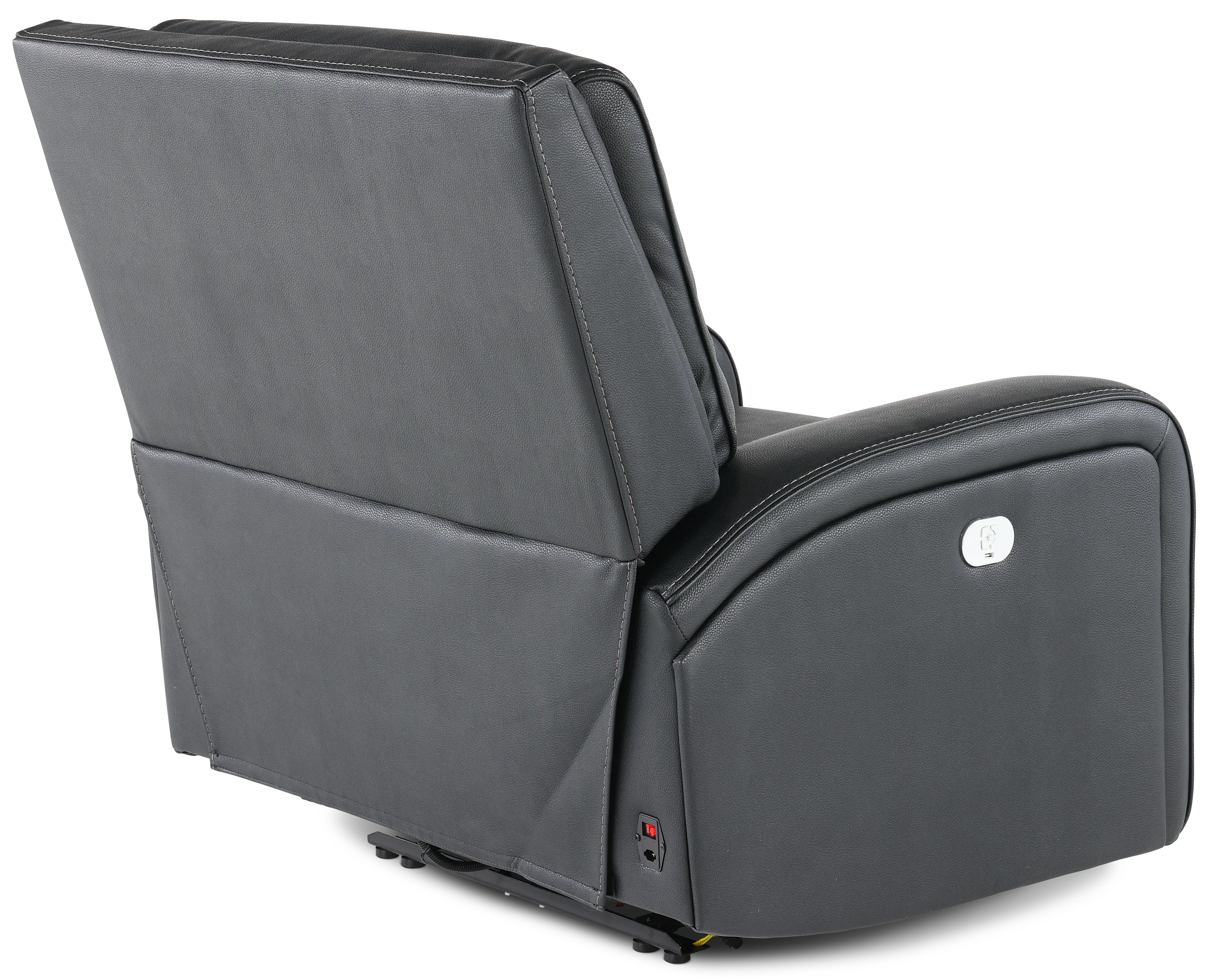 Star Black Power Recliner with Adjustable Headrest-6