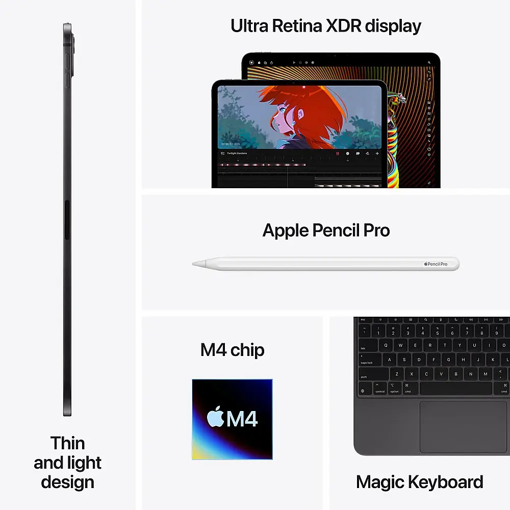 MVX23LL/A Apple 13 iPad Pro M4 Chip with Wi-Fi - 256GB - Black-9