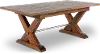 Vineyard Rustic Brown Dining Table