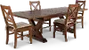 Vineyard Rustic Brown 5 Piece Dining Set