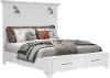 Marina White King Storage Bed