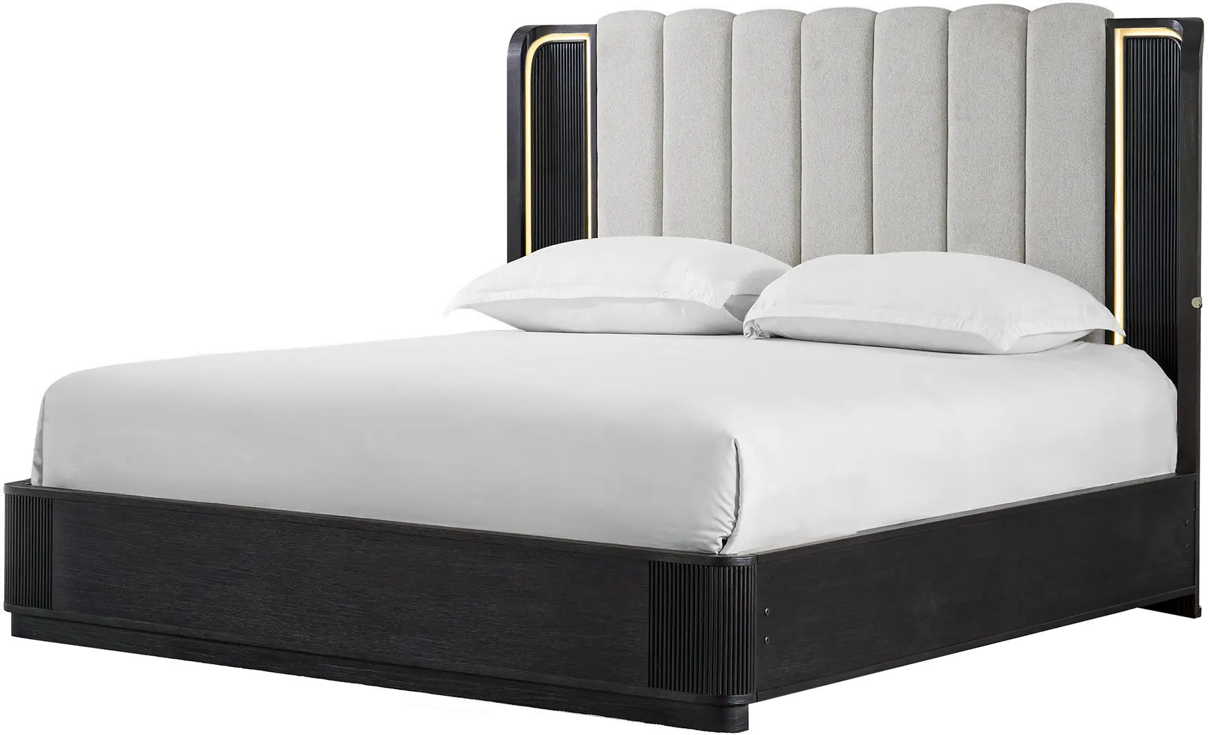 Treviso Espresso Brown King Platform Bed-2