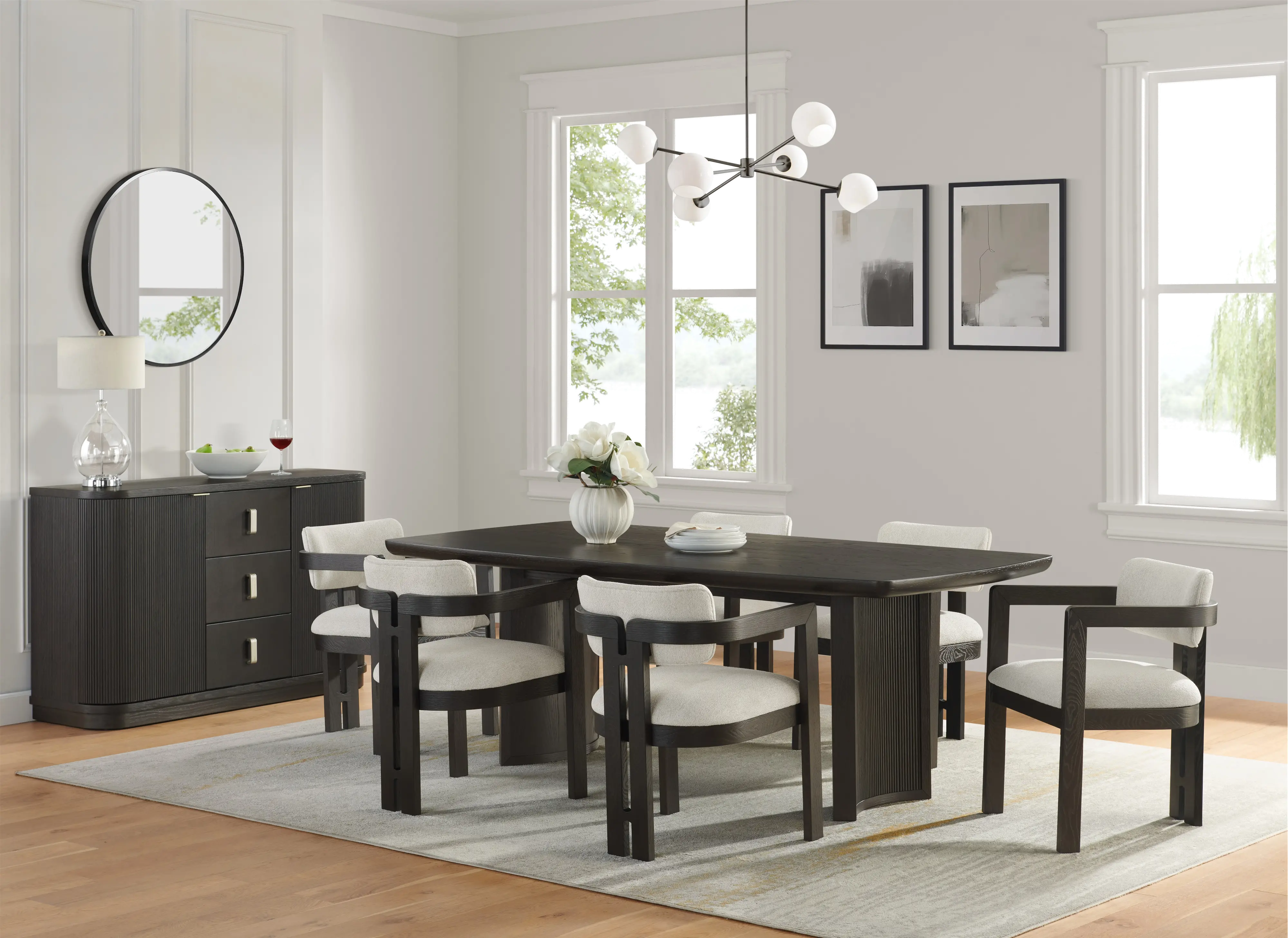 Treviso Espresso Brown Dining Server-2