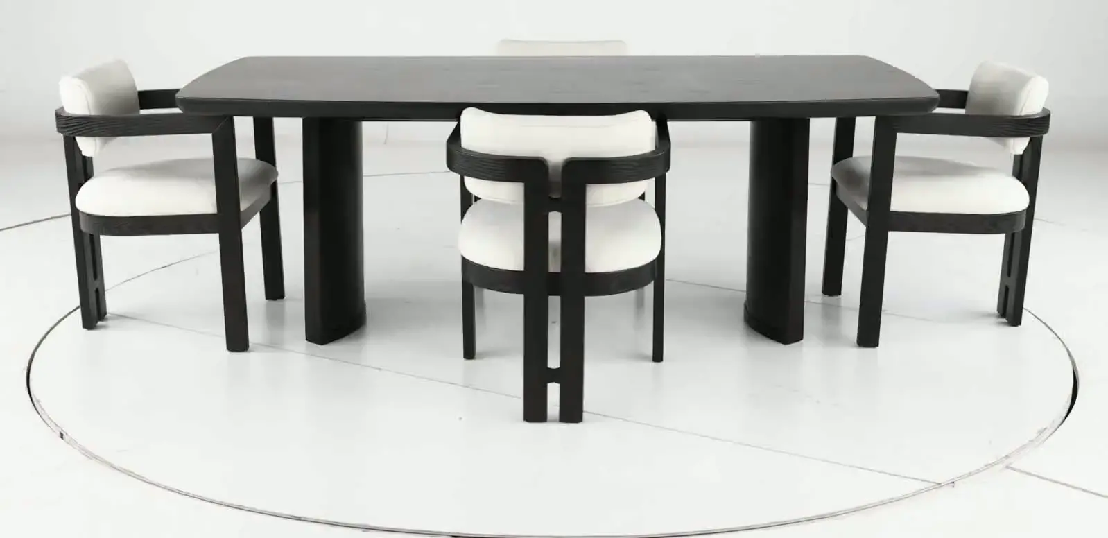 Treviso Espresso Brown 5 Piece Dining Set-5