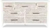 142-BR31 Backroads Weathered White Dresser