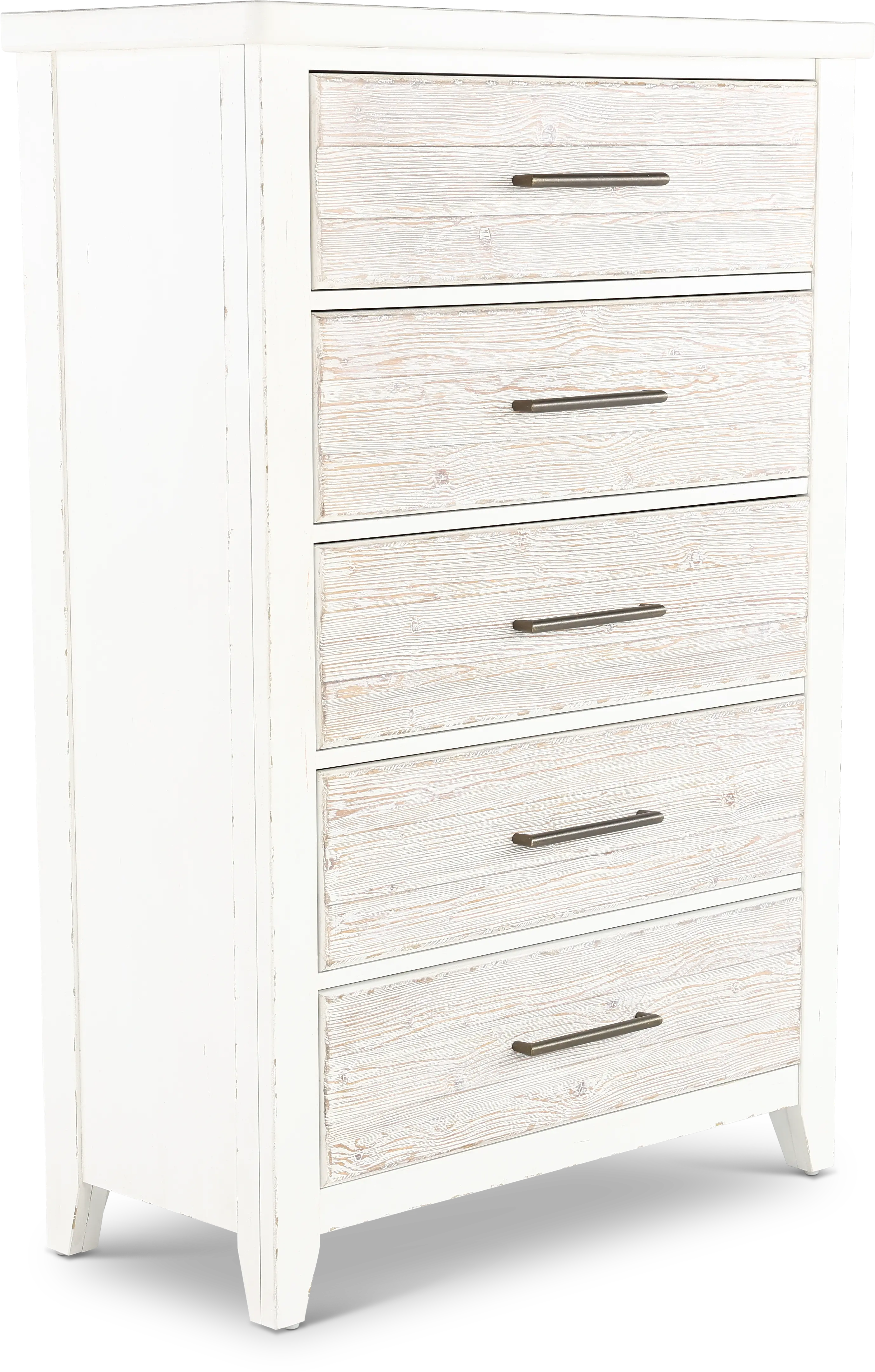 142-BR41 Backroads Weathered White Chest of Drawers-3