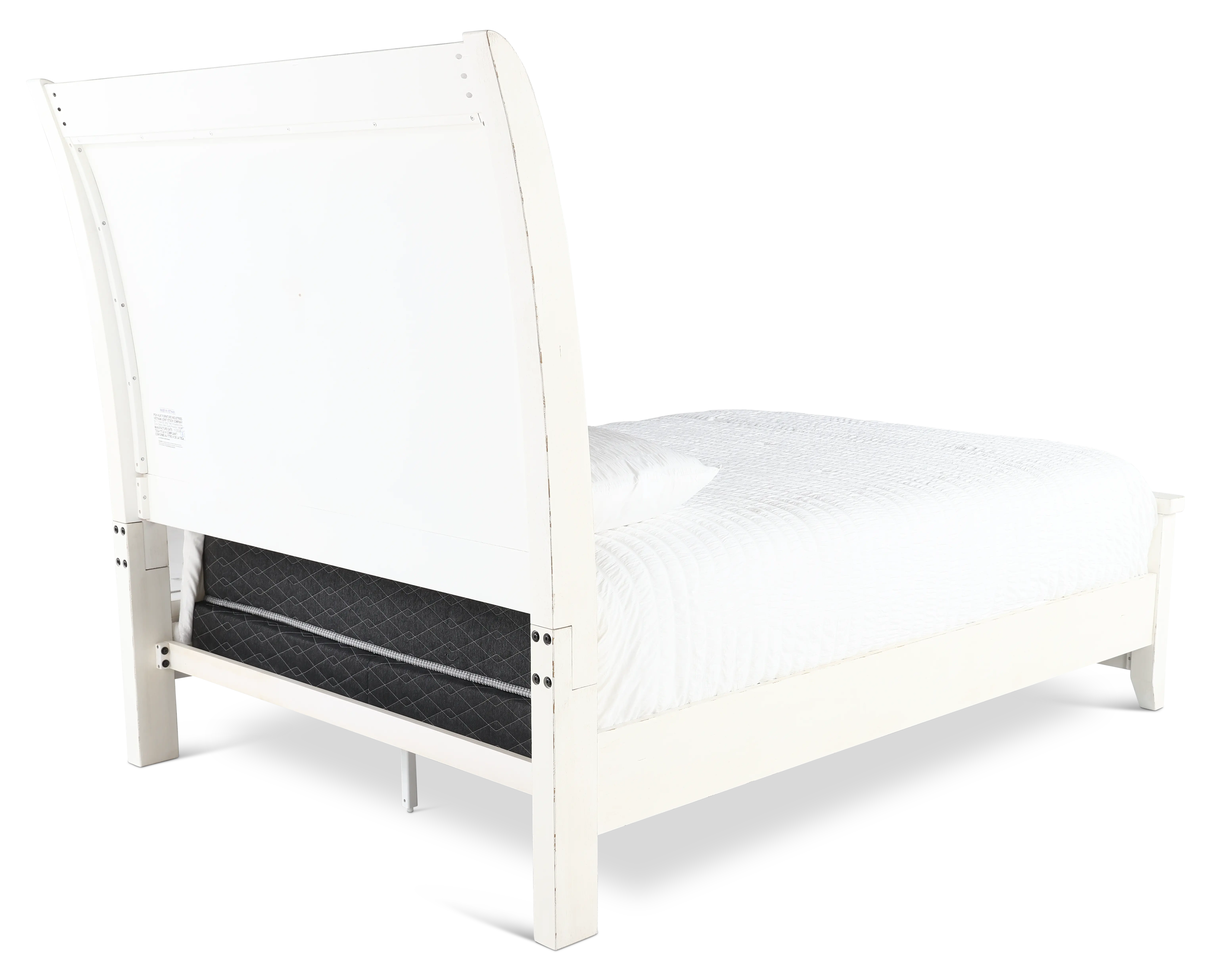 142-BED6/6 Backroads Weathered White King Bed-6