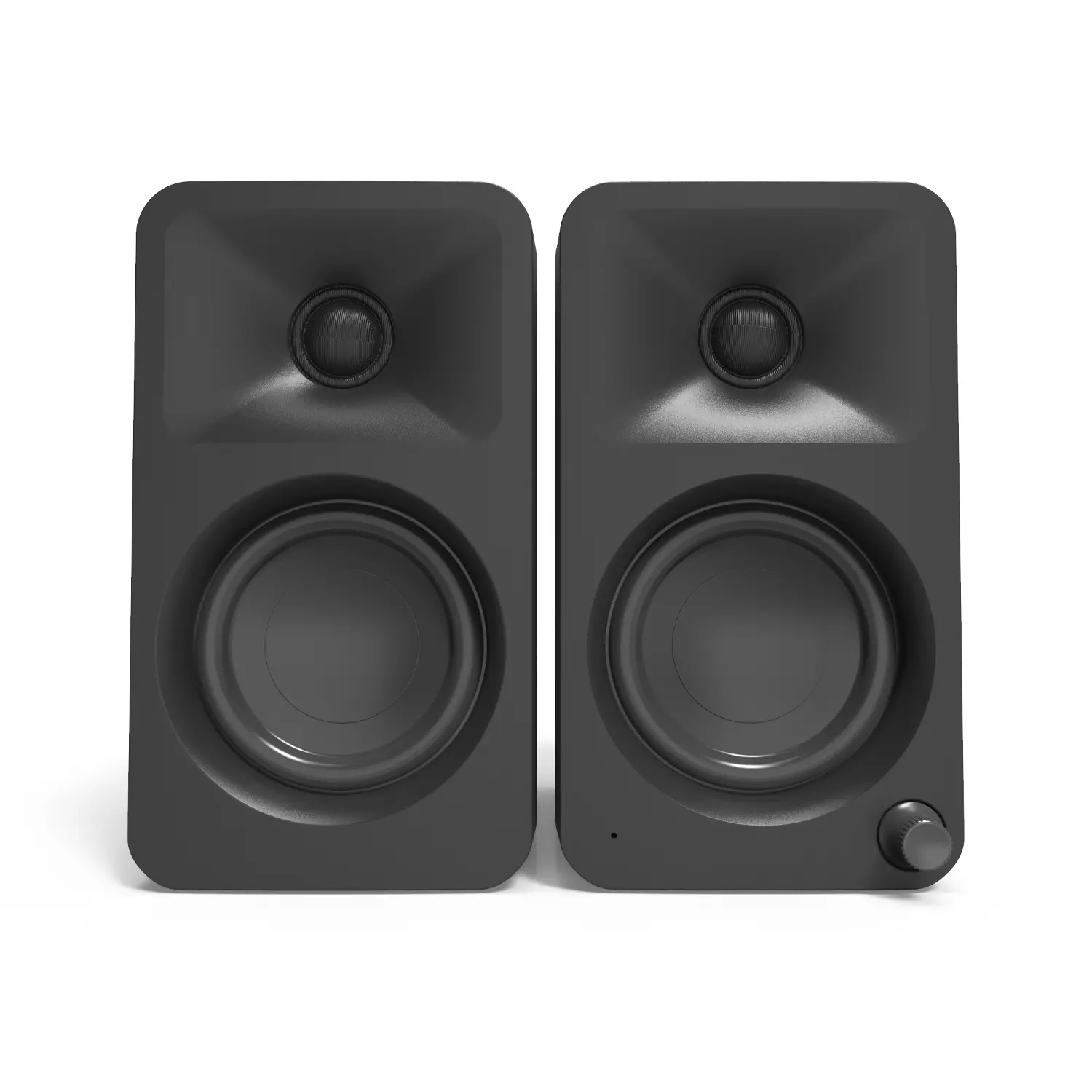 Kanto ORA Powered Reference Desktop Speakers - Black, Pair-1