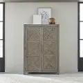 906-BR43 Skyview Gray Armoire