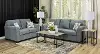 7PC/WALLST/FLINT/SLLTL Wall St. Blue 7 Piece Living Room Set with Sofa Bed