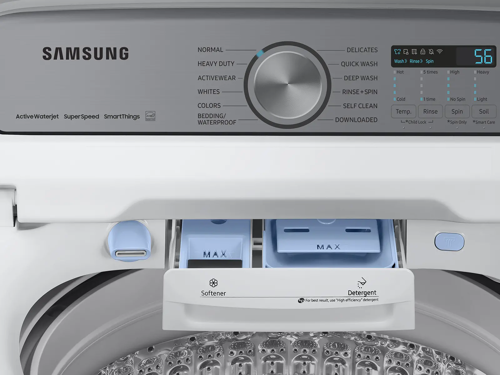 WA52DG5500AW Samsung 5.2 Cu Ft Top Load Washer with Impeller - White-10
